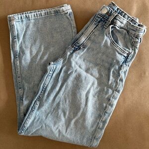 H&M Light Blue Kids Wide Leg High Waist Jeans